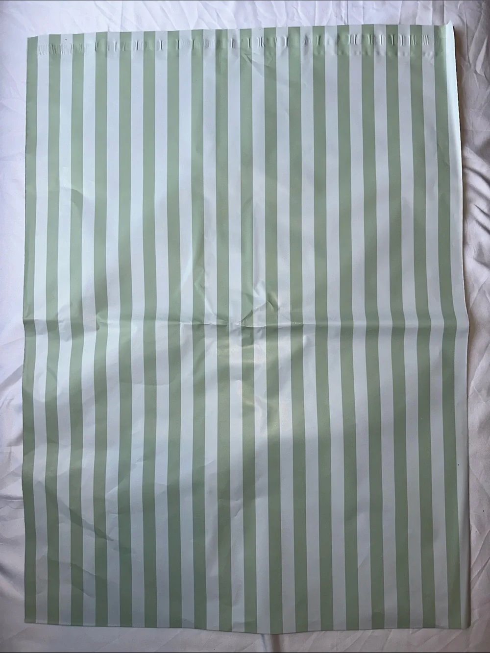 Green and White Striped 19